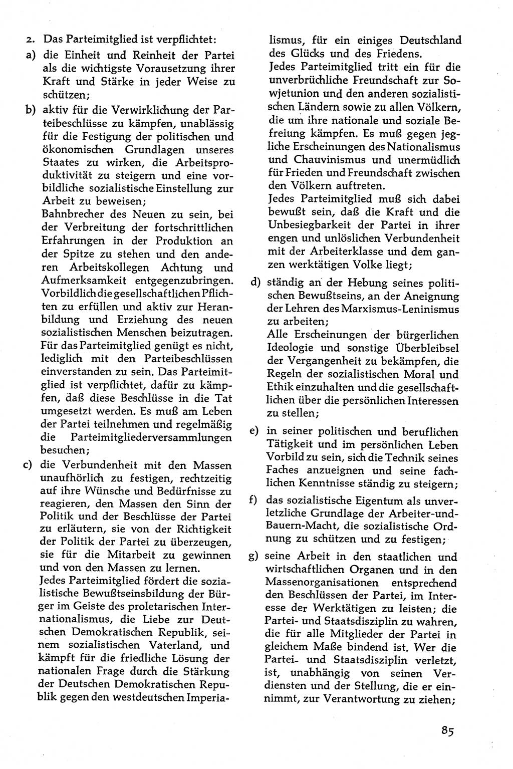 Volksdemokratische Ordnung in Mitteldeutschland [Deutsche Demokratische Republik (DDR)], Texte zur verfassungsrechtlichen Situation 1963, Seite 85 (Volksdem. Ordn. Md. DDR 1963, S. 85)