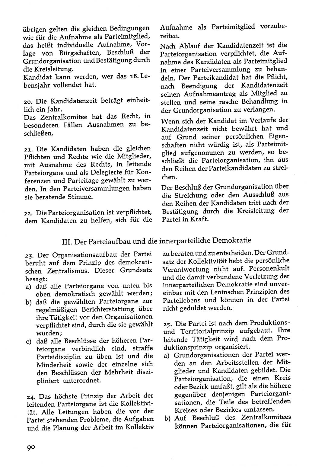 Volksdemokratische Ordnung in Mitteldeutschland [Deutsche Demokratische Republik (DDR)], Texte zur verfassungsrechtlichen Situation 1963, Seite 90 (Volksdem. Ordn. Md. DDR 1963, S. 90)