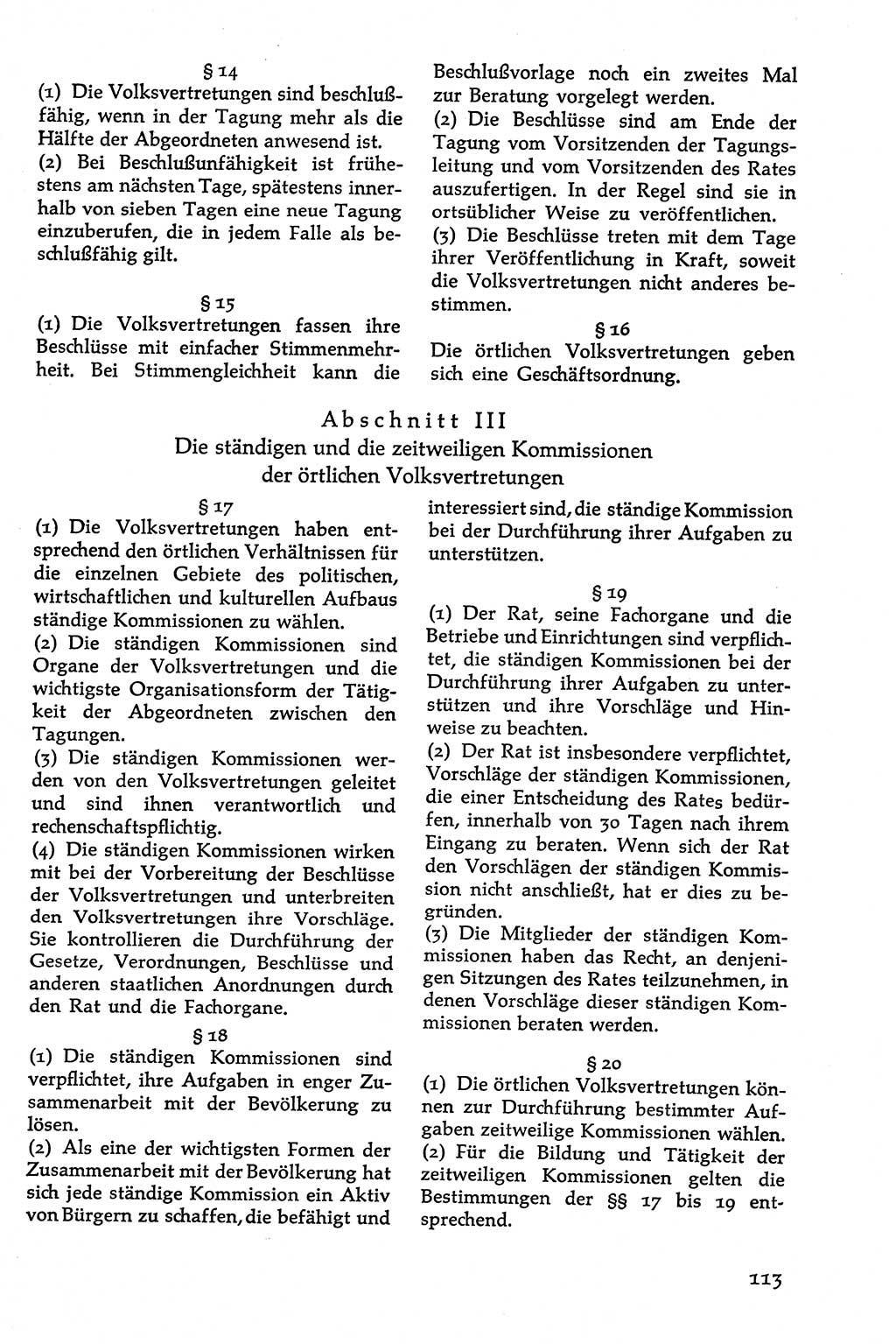 Volksdemokratische Ordnung in Mitteldeutschland [Deutsche Demokratische Republik (DDR)], Texte zur verfassungsrechtlichen Situation 1963, Seite 113 (Volksdem. Ordn. Md. DDR 1963, S. 113)