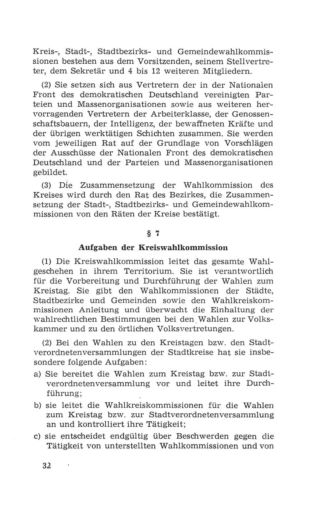 Volkskammer (VK) der Deutschen Demokratischen Republik (DDR), 4. Wahlperiode 1963-1967, Seite 32 (VK. DDR 4. WP. 1963-1967, S. 32)