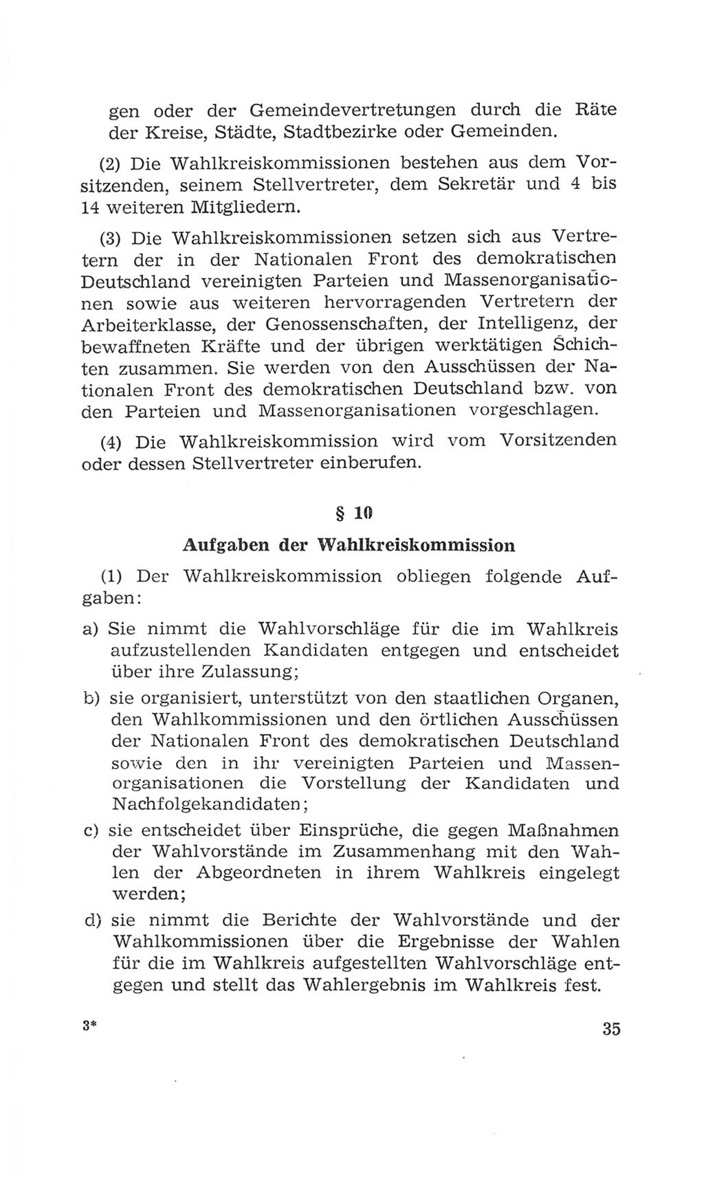 Volkskammer (VK) der Deutschen Demokratischen Republik (DDR), 4. Wahlperiode 1963-1967, Seite 35 (VK. DDR 4. WP. 1963-1967, S. 35)