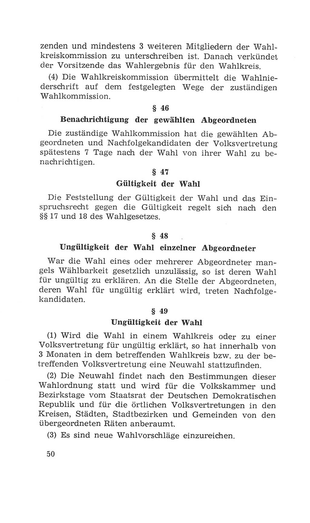 Volkskammer (VK) der Deutschen Demokratischen Republik (DDR), 4. Wahlperiode 1963-1967, Seite 50 (VK. DDR 4. WP. 1963-1967, S. 50)