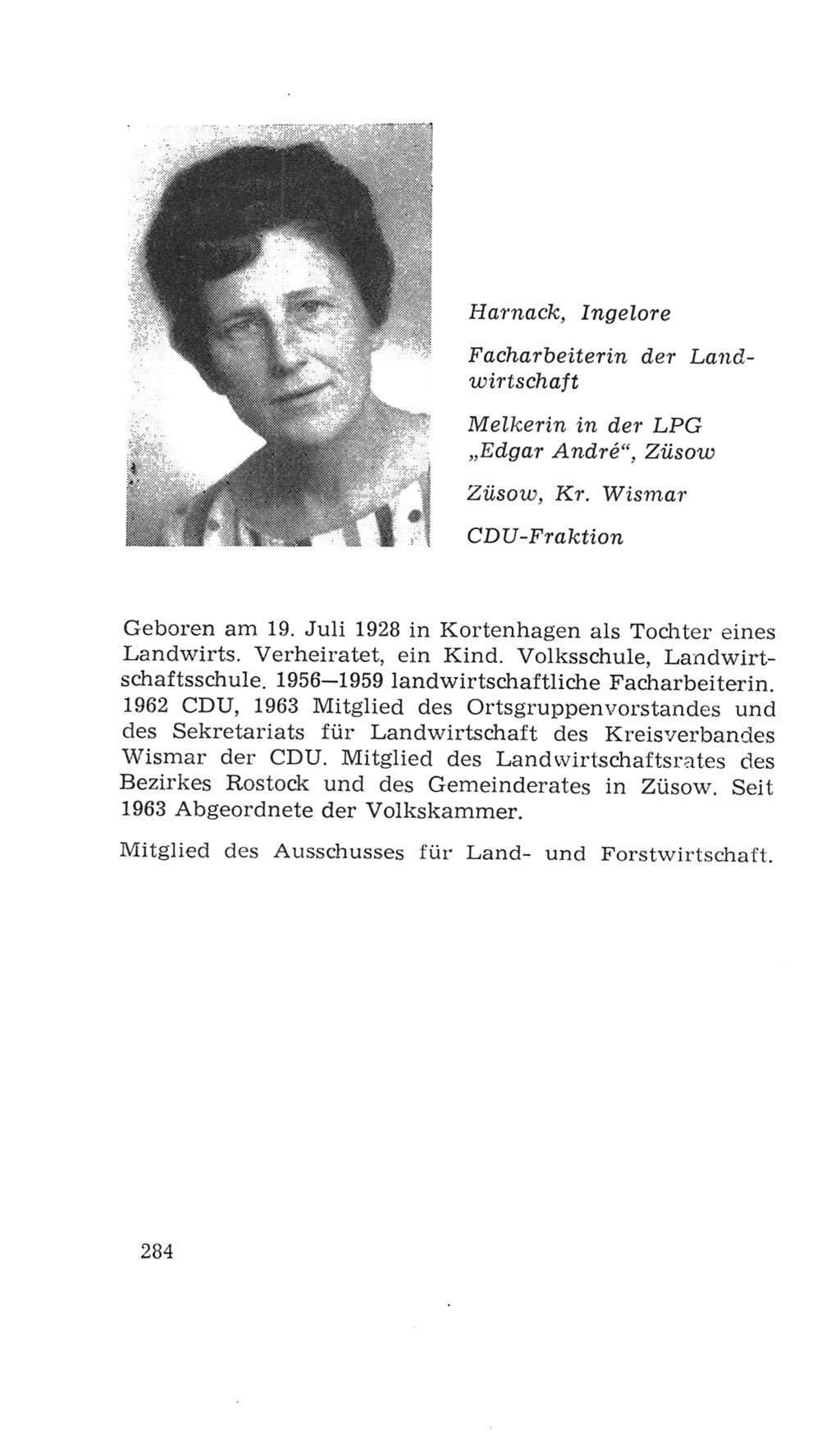 Volkskammer (VK) der Deutschen Demokratischen Republik (DDR), 4. Wahlperiode 1963-1967, Seite 284 (VK. DDR 4. WP. 1963-1967, S. 284)