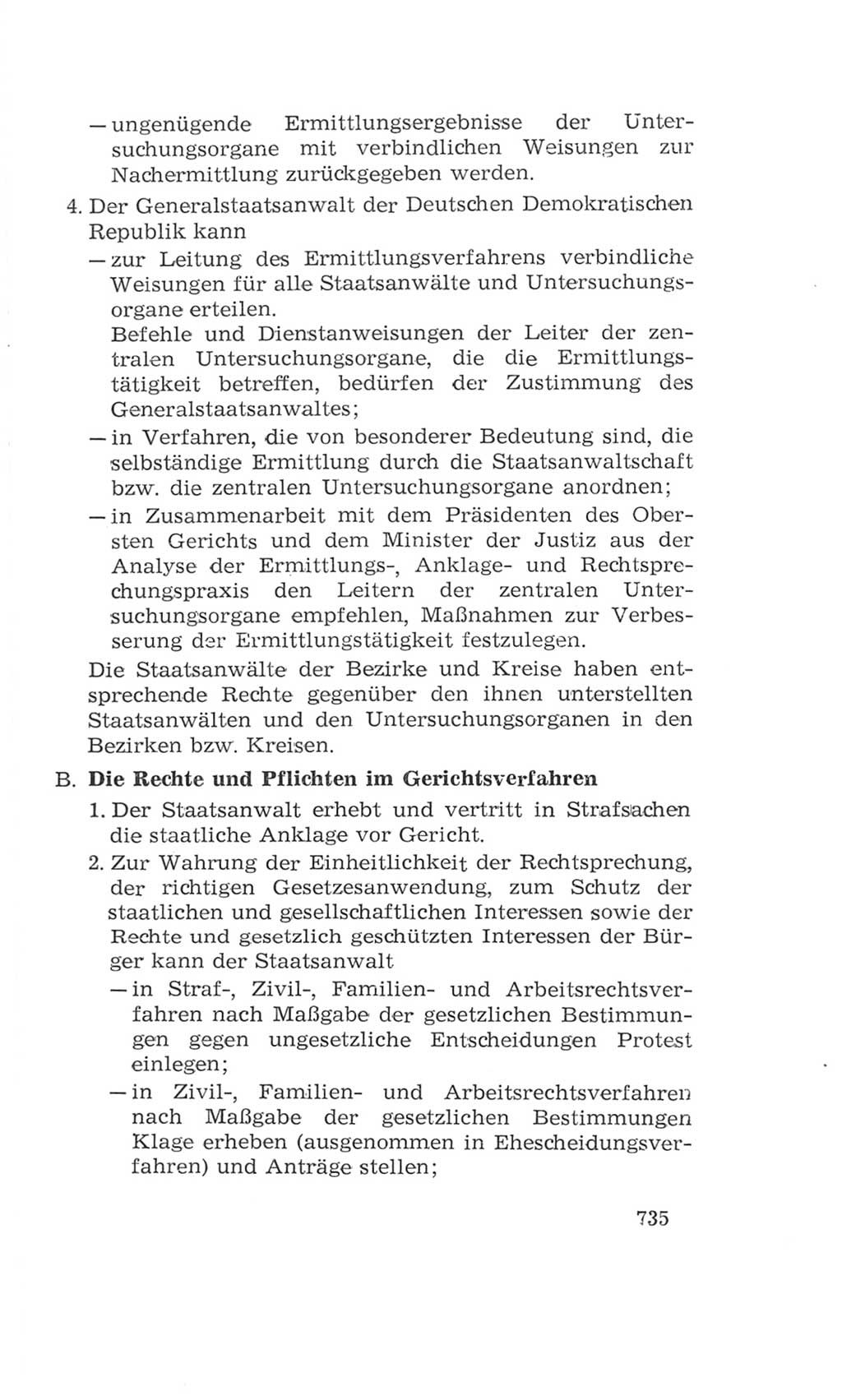 Volkskammer (VK) der Deutschen Demokratischen Republik (DDR), 4. Wahlperiode 1963-1967, Seite 735 (VK. DDR 4. WP. 1963-1967, S. 735)