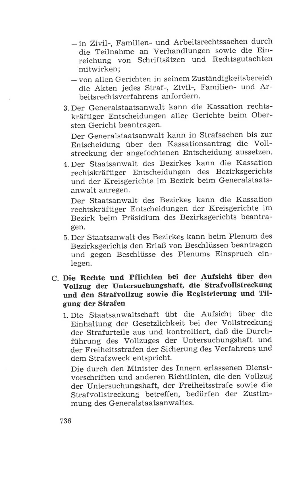 Volkskammer (VK) der Deutschen Demokratischen Republik (DDR), 4. Wahlperiode 1963-1967, Seite 736 (VK. DDR 4. WP. 1963-1967, S. 736)