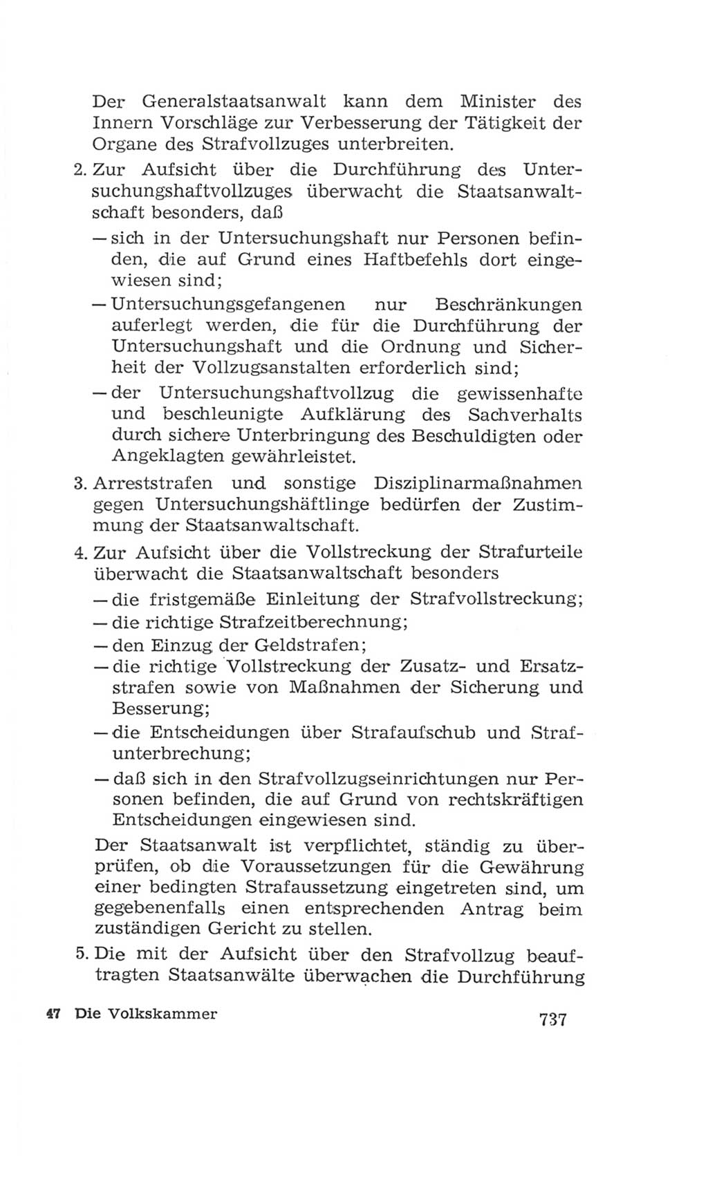 Volkskammer (VK) der Deutschen Demokratischen Republik (DDR), 4. Wahlperiode 1963-1967, Seite 737 (VK. DDR 4. WP. 1963-1967, S. 737)