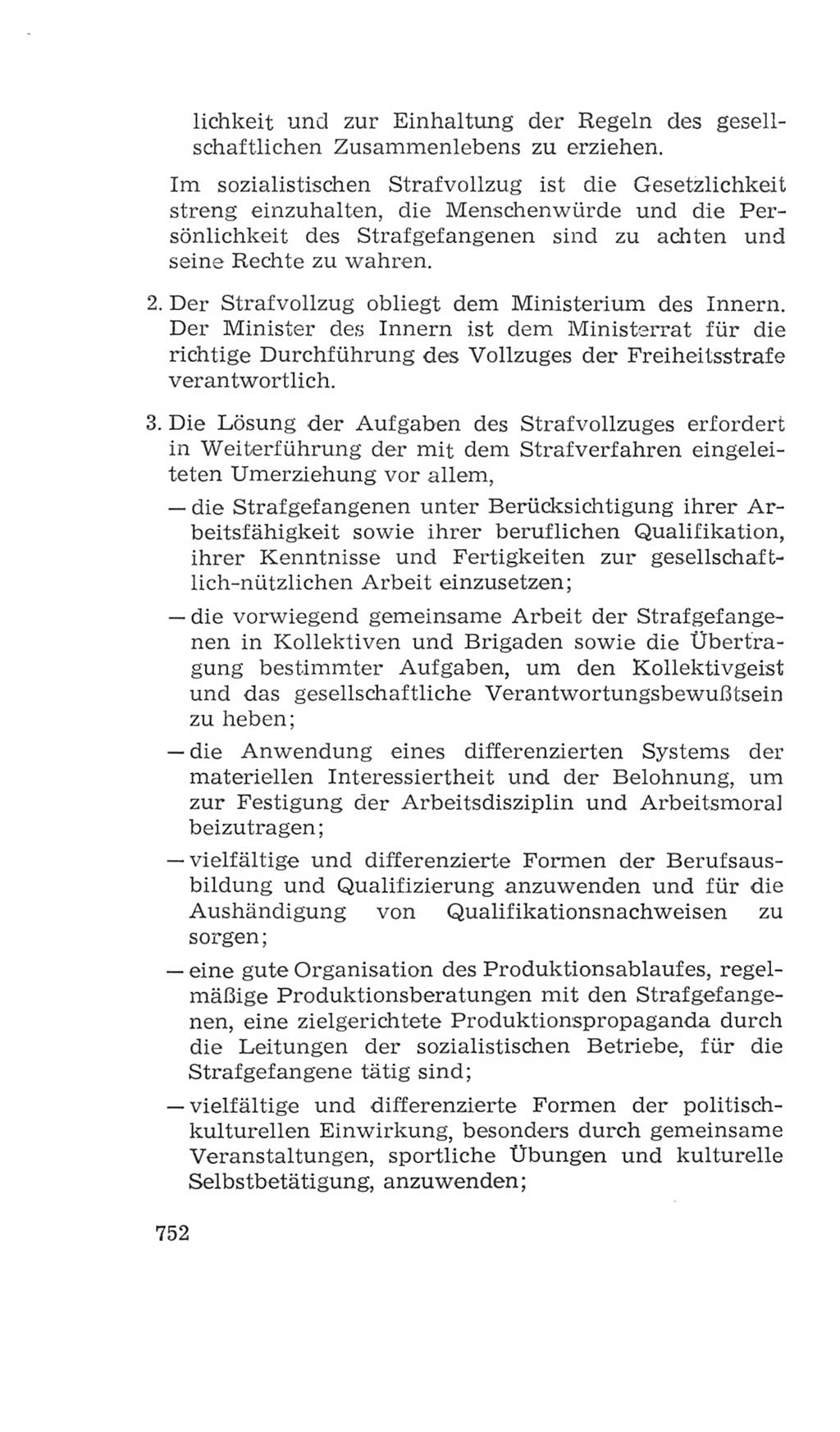 Volkskammer (VK) der Deutschen Demokratischen Republik (DDR), 4. Wahlperiode 1963-1967, Seite 752 (VK. DDR 4. WP. 1963-1967, S. 752)