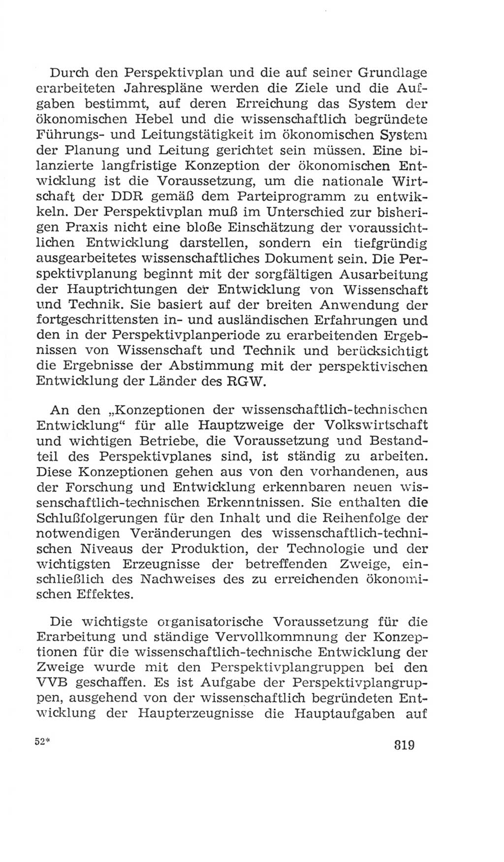 Volkskammer (VK) der Deutschen Demokratischen Republik (DDR), 4. Wahlperiode 1963-1967, Seite 819 (VK. DDR 4. WP. 1963-1967, S. 819)