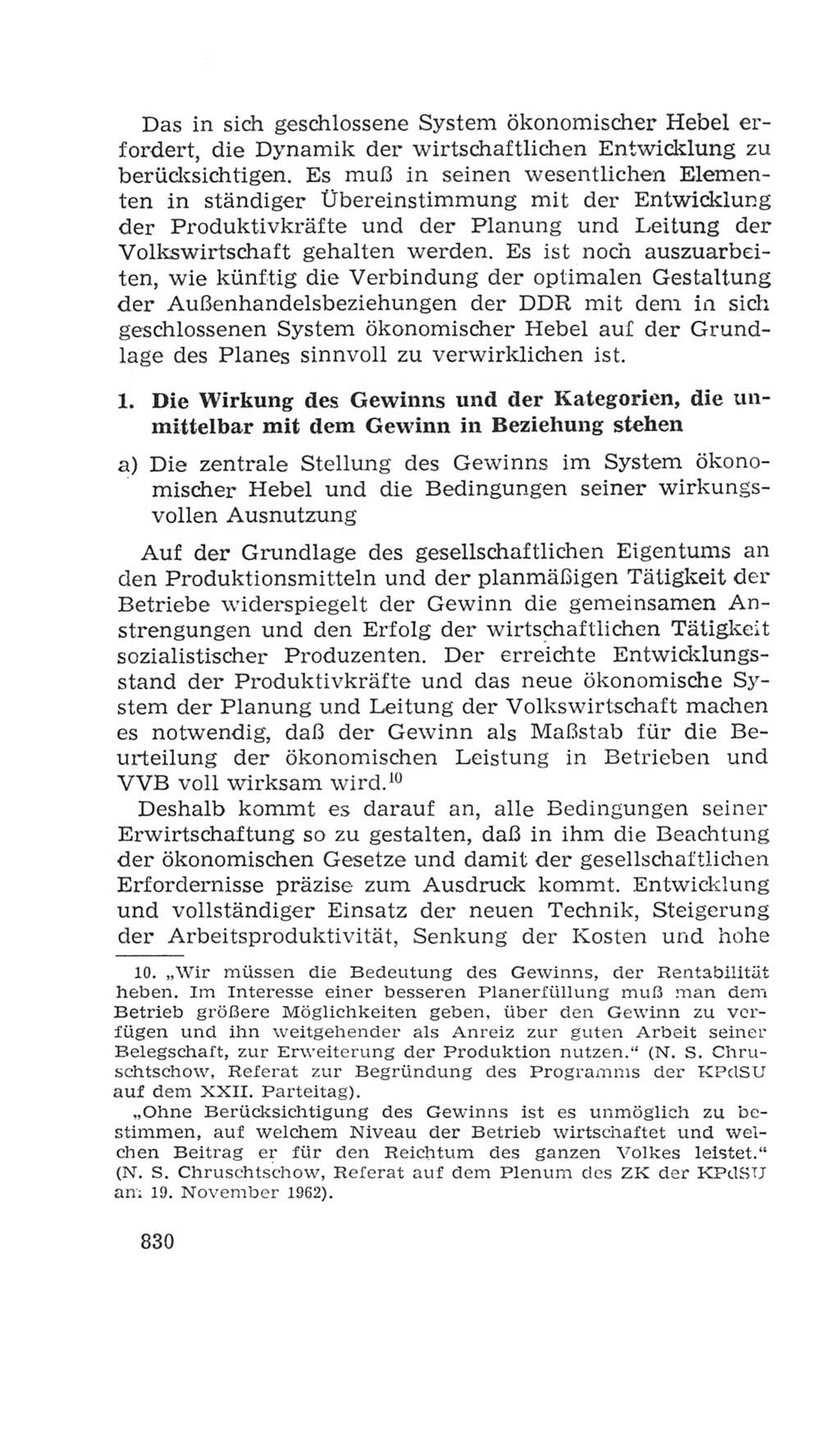 Volkskammer (VK) der Deutschen Demokratischen Republik (DDR), 4. Wahlperiode 1963-1967, Seite 830 (VK. DDR 4. WP. 1963-1967, S. 830)