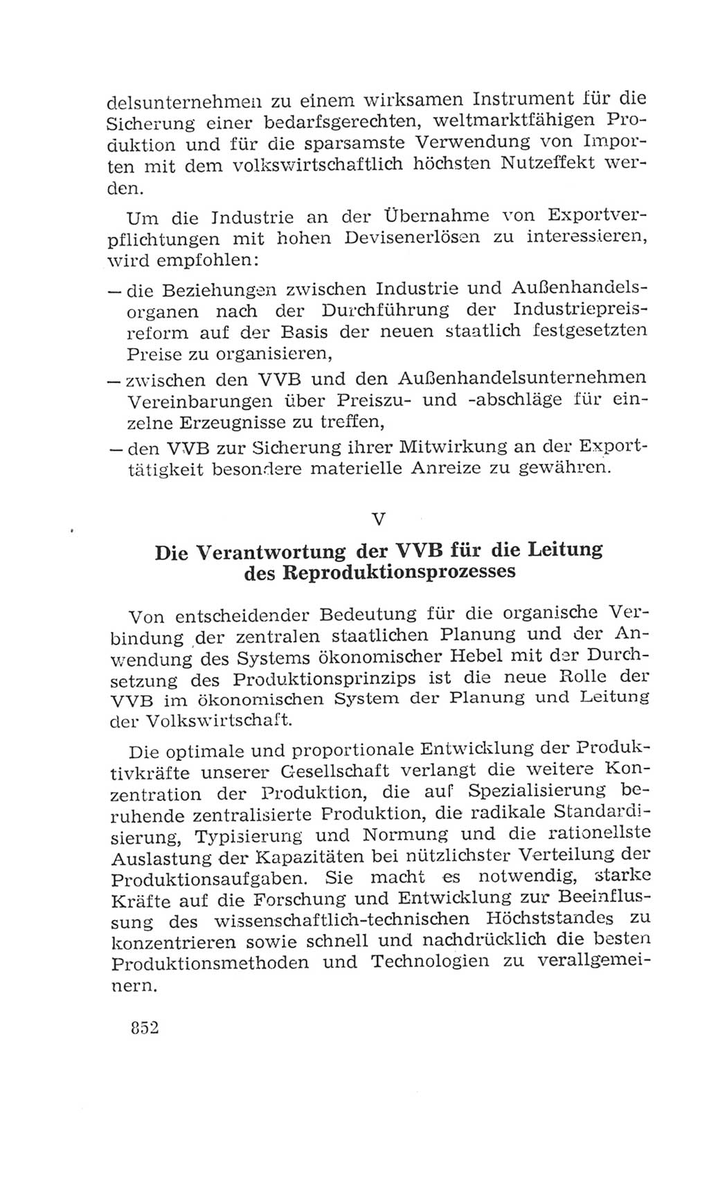 Volkskammer (VK) der Deutschen Demokratischen Republik (DDR), 4. Wahlperiode 1963-1967, Seite 852 (VK. DDR 4. WP. 1963-1967, S. 852)