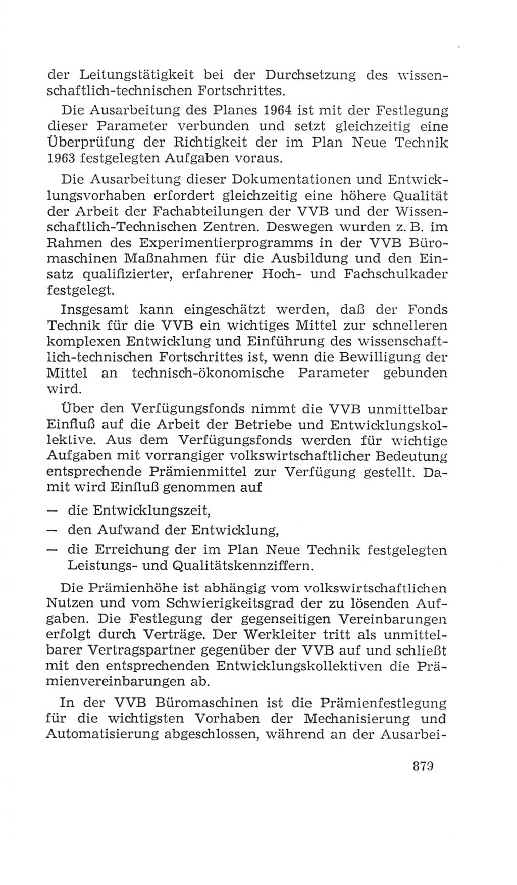 Volkskammer (VK) der Deutschen Demokratischen Republik (DDR), 4. Wahlperiode 1963-1967, Seite 879 (VK. DDR 4. WP. 1963-1967, S. 879)