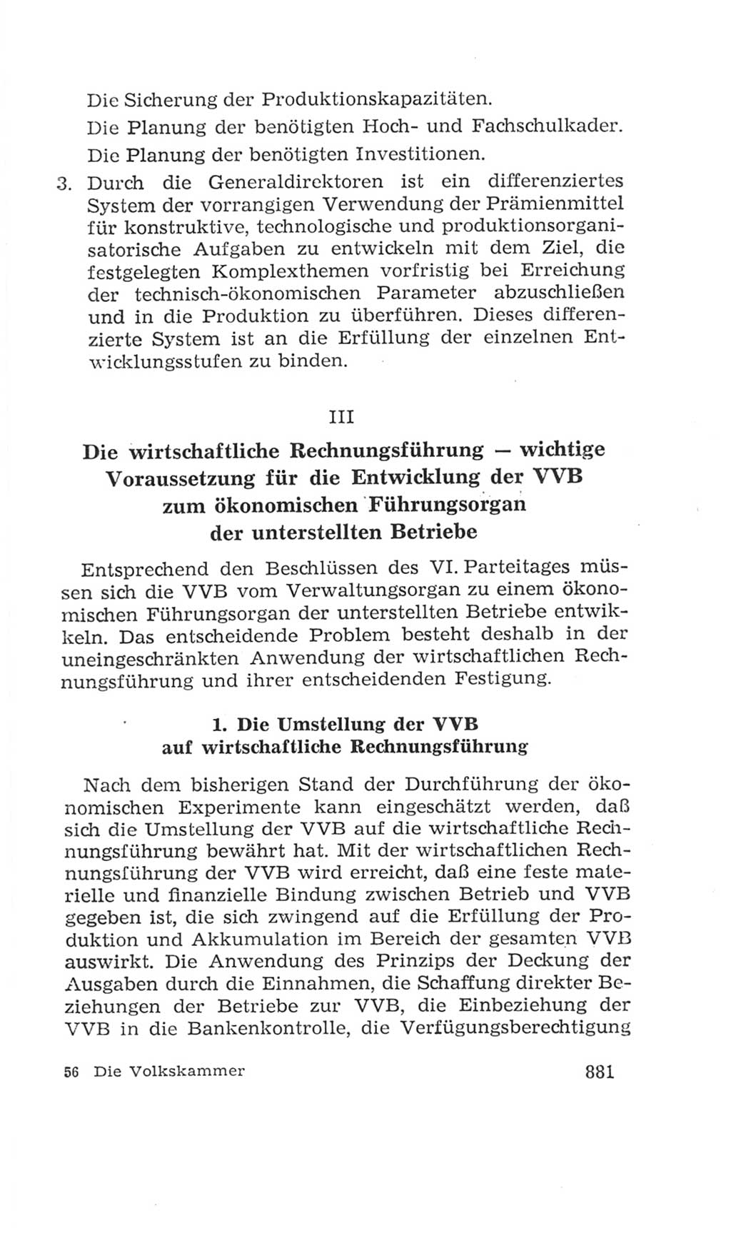 Volkskammer (VK) der Deutschen Demokratischen Republik (DDR), 4. Wahlperiode 1963-1967, Seite 881 (VK. DDR 4. WP. 1963-1967, S. 881)