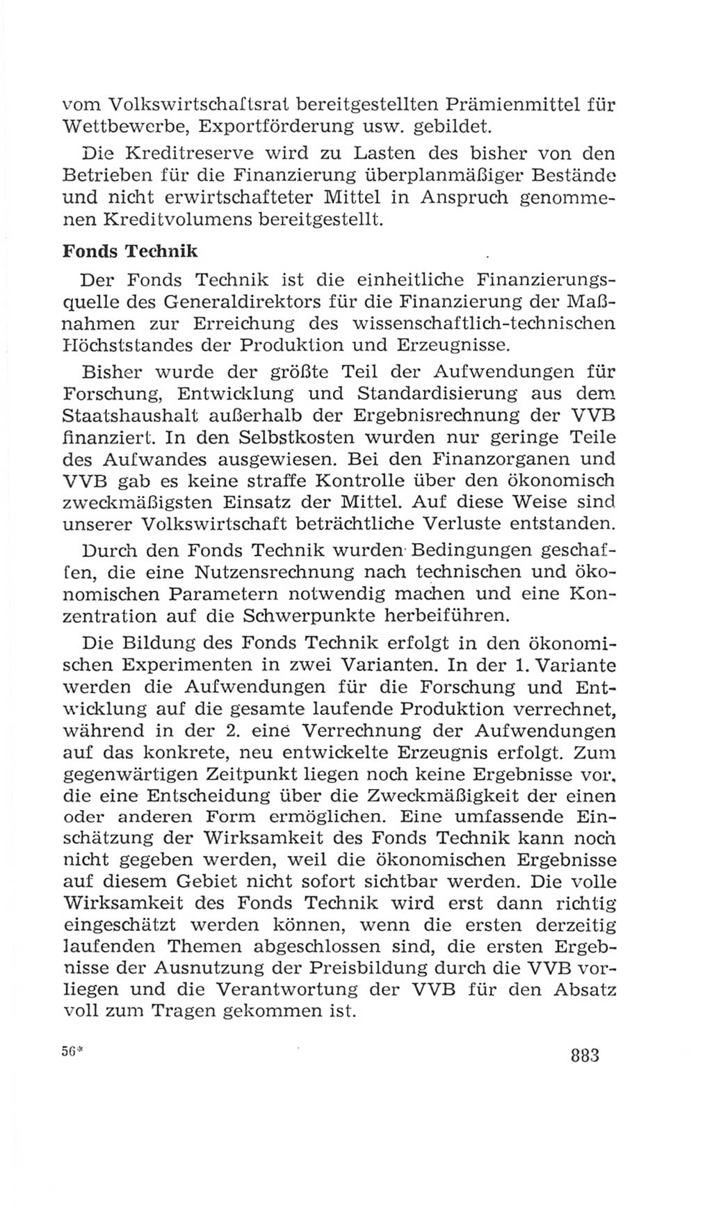 Volkskammer (VK) der Deutschen Demokratischen Republik (DDR), 4. Wahlperiode 1963-1967, Seite 883 (VK. DDR 4. WP. 1963-1967, S. 883)