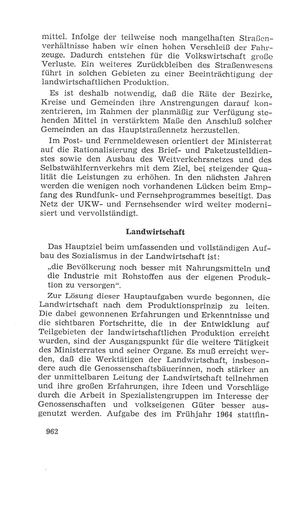 Volkskammer (VK) der Deutschen Demokratischen Republik (DDR), 4. Wahlperiode 1963-1967, Seite 962 (VK. DDR 4. WP. 1963-1967, S. 962)