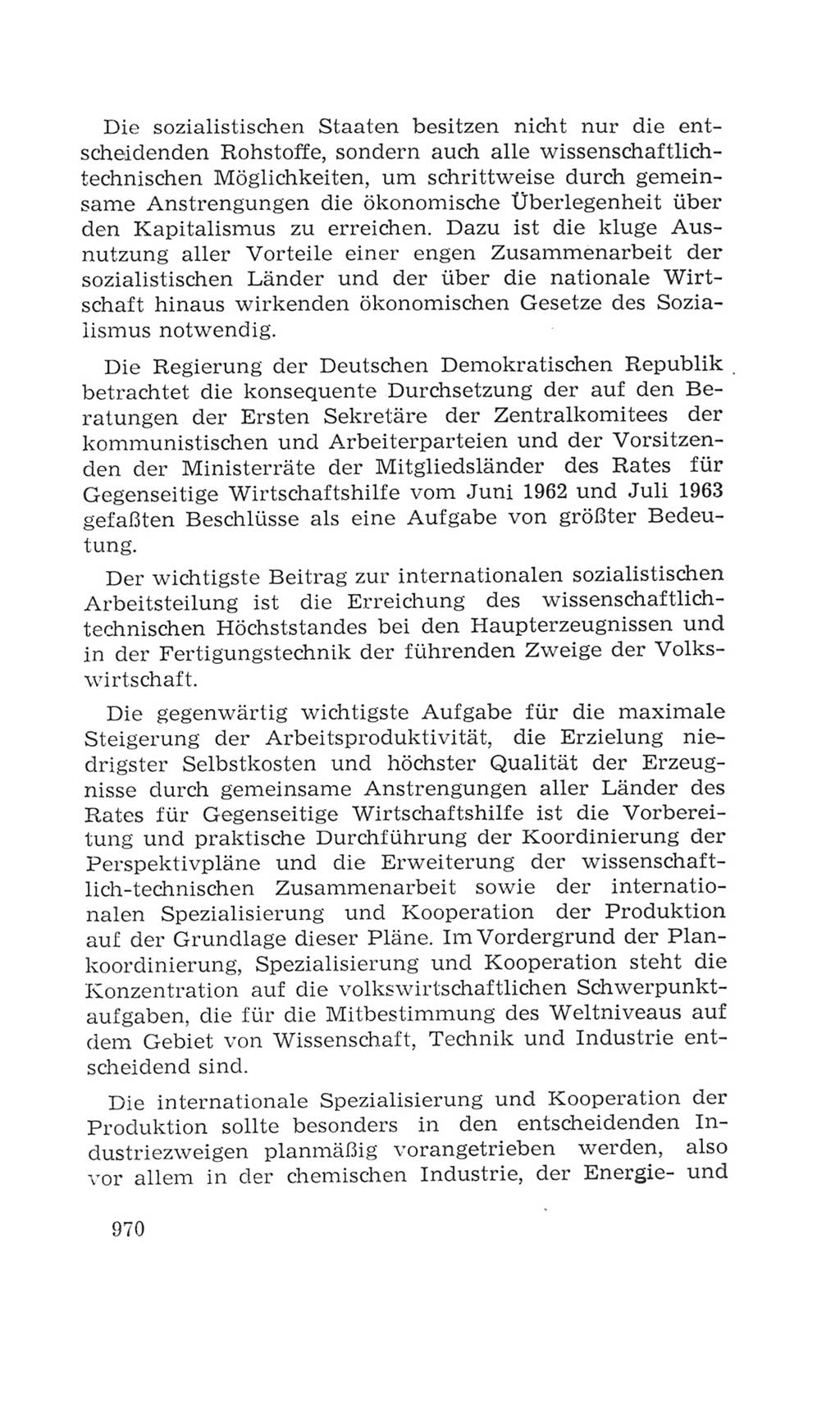 Volkskammer (VK) der Deutschen Demokratischen Republik (DDR), 4. Wahlperiode 1963-1967, Seite 970 (VK. DDR 4. WP. 1963-1967, S. 970)