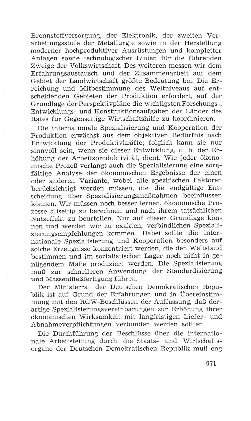 Volkskammer (VK) der Deutschen Demokratischen Republik (DDR), 4. Wahlperiode 1963-1967, Seite 971 (VK. DDR 4. WP. 1963-1967, S. 971)