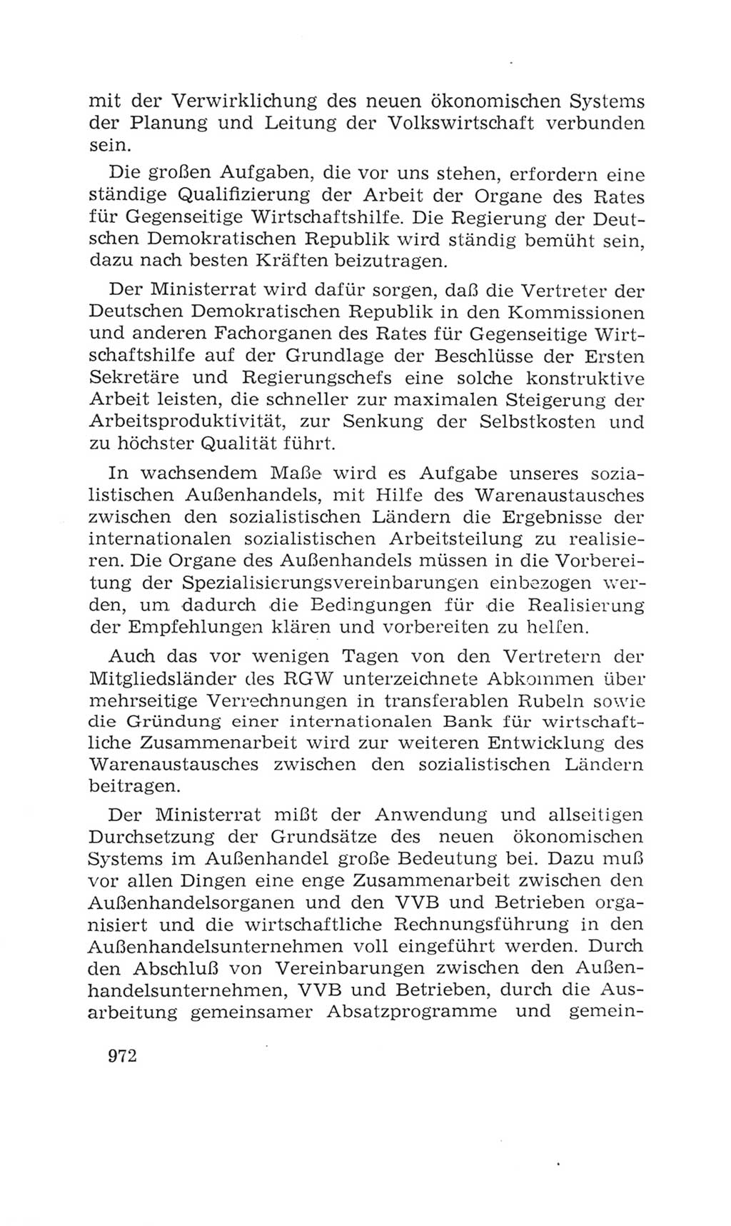 Volkskammer (VK) der Deutschen Demokratischen Republik (DDR), 4. Wahlperiode 1963-1967, Seite 972 (VK. DDR 4. WP. 1963-1967, S. 972)