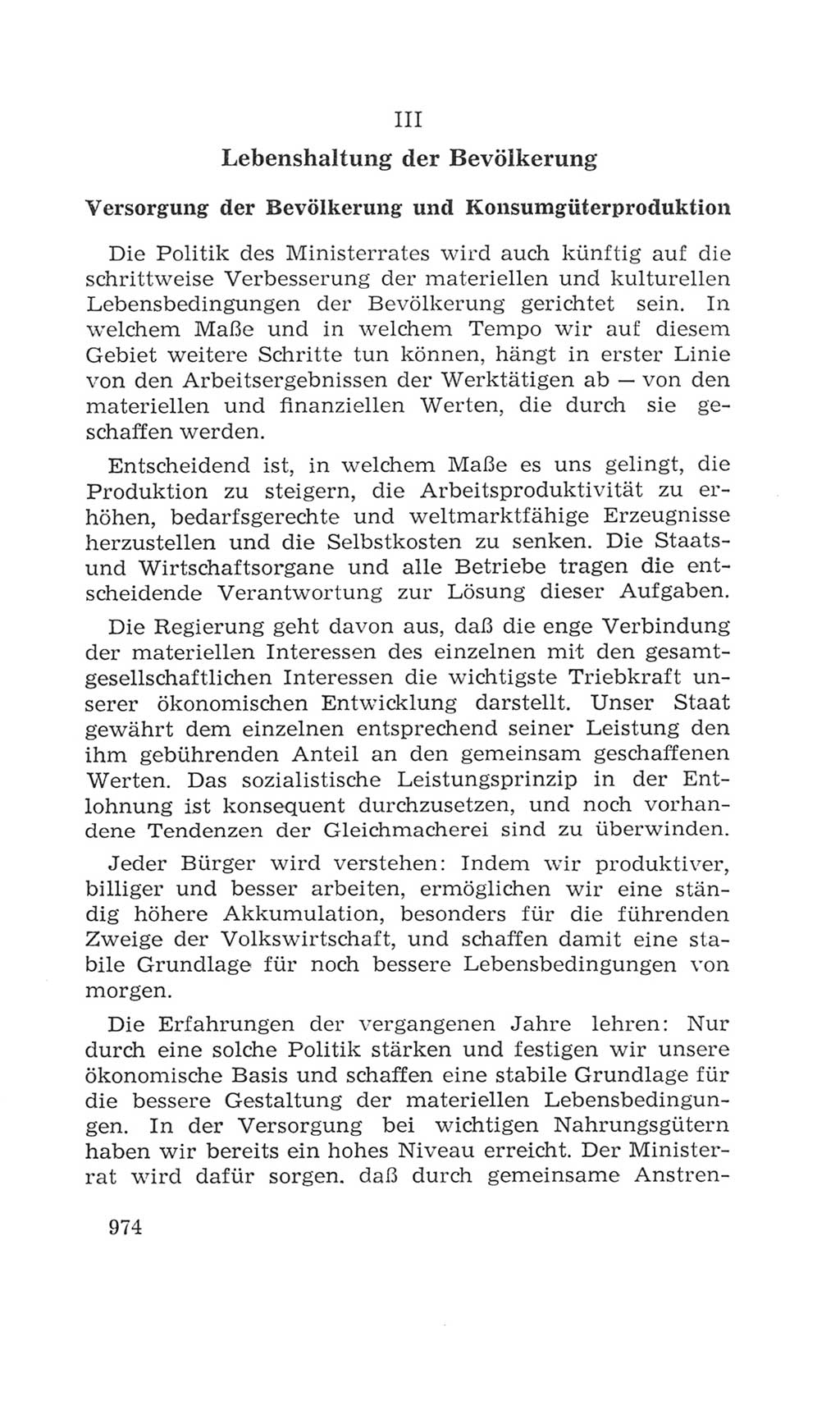 Volkskammer (VK) der Deutschen Demokratischen Republik (DDR), 4. Wahlperiode 1963-1967, Seite 974 (VK. DDR 4. WP. 1963-1967, S. 974)