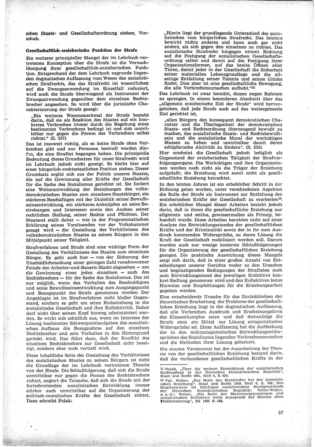 Neue Justiz (NJ), Zeitschrift für Recht und Rechtswissenschaft [Deutsche Demokratische Republik (DDR)], 17. Jahrgang 1963, Seite 57 (NJ DDR 1963, S. 57)