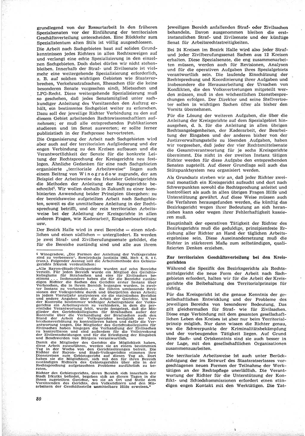 Neue Justiz (NJ), Zeitschrift für Recht und Rechtswissenschaft [Deutsche Demokratische Republik (DDR)], 17. Jahrgang 1963, Seite 80 (NJ DDR 1963, S. 80)
