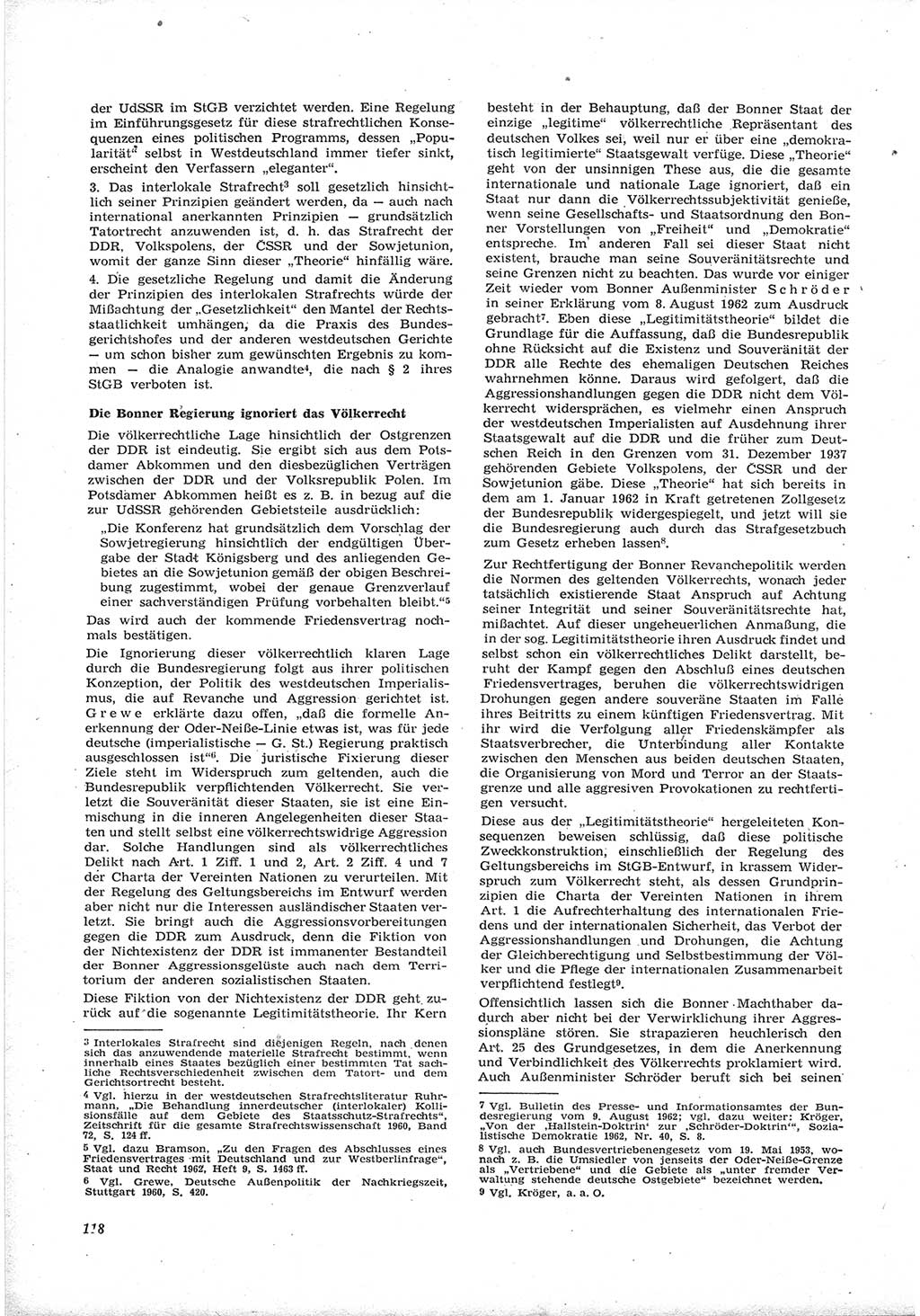 Neue Justiz (NJ), Zeitschrift für Recht und Rechtswissenschaft [Deutsche Demokratische Republik (DDR)], 17. Jahrgang 1963, Seite 118 (NJ DDR 1963, S. 118)