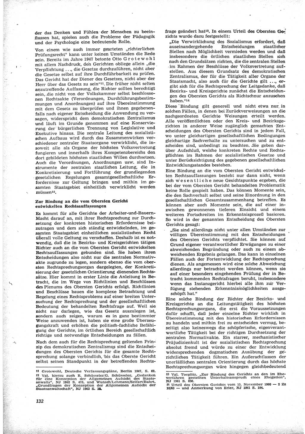 Neue Justiz (NJ), Zeitschrift für Recht und Rechtswissenschaft [Deutsche Demokratische Republik (DDR)], 17. Jahrgang 1963, Seite 132 (NJ DDR 1963, S. 132)