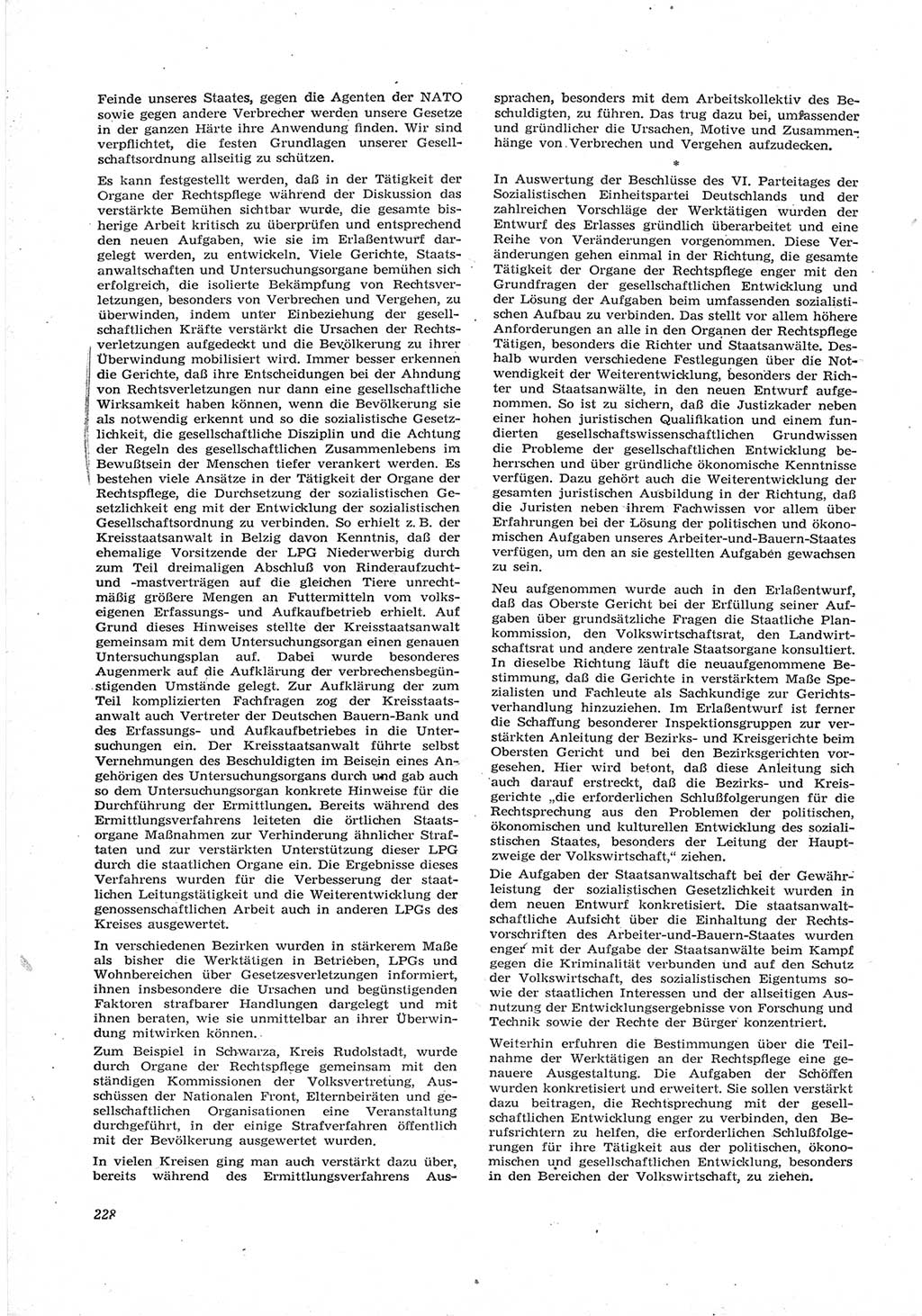 Neue Justiz (NJ), Zeitschrift für Recht und Rechtswissenschaft [Deutsche Demokratische Republik (DDR)], 17. Jahrgang 1963, Seite 228 (NJ DDR 1963, S. 228)