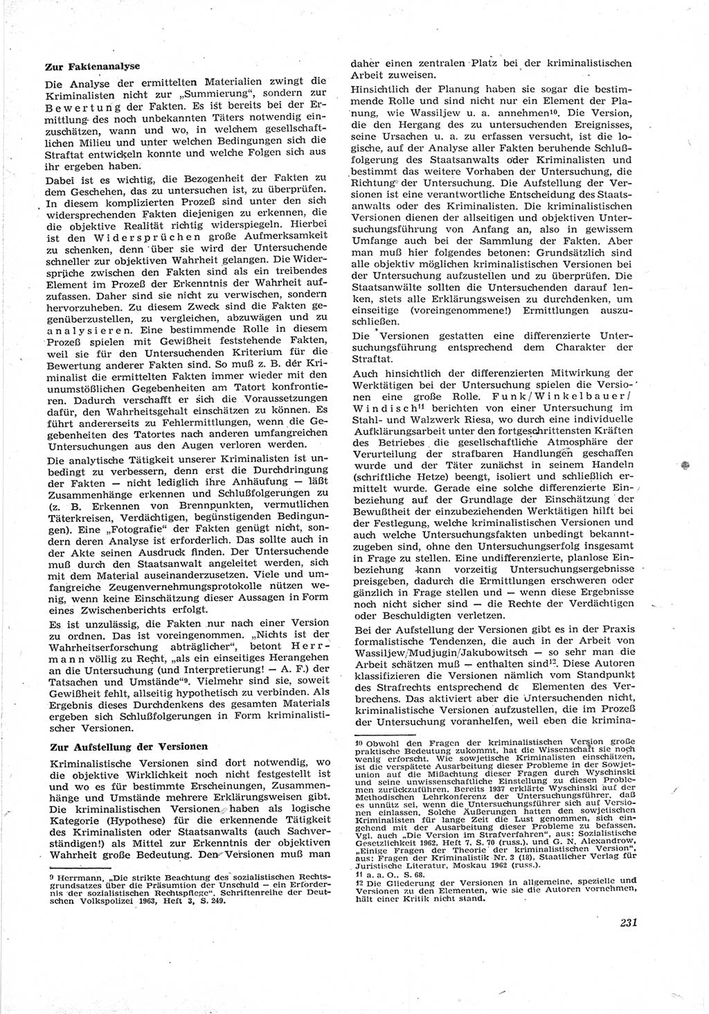 Neue Justiz (NJ), Zeitschrift für Recht und Rechtswissenschaft [Deutsche Demokratische Republik (DDR)], 17. Jahrgang 1963, Seite 231 (NJ DDR 1963, S. 231)