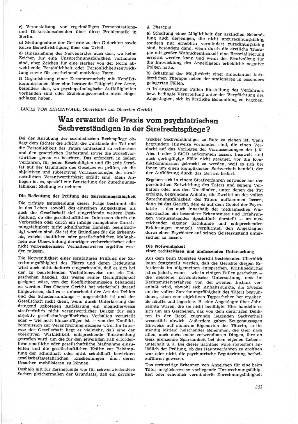 Neue Justiz (NJ), Zeitschrift für Recht und Rechtswissenschaft [Deutsche Demokratische Republik (DDR)], 17. Jahrgang 1963, Seite 243 (NJ DDR 1963, S. 243)