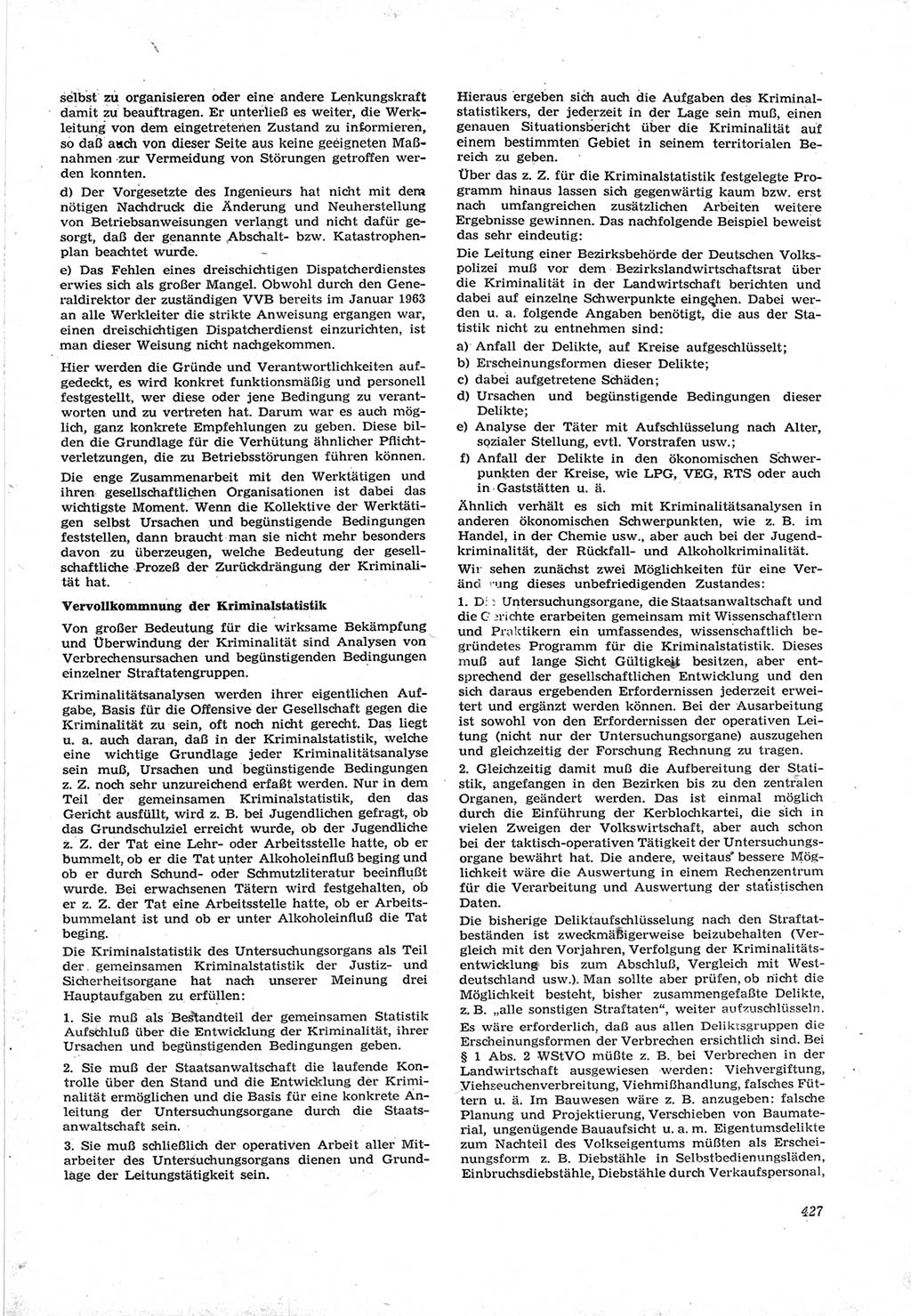 Neue Justiz (NJ), Zeitschrift für Recht und Rechtswissenschaft [Deutsche Demokratische Republik (DDR)], 17. Jahrgang 1963, Seite 427 (NJ DDR 1963, S. 427)