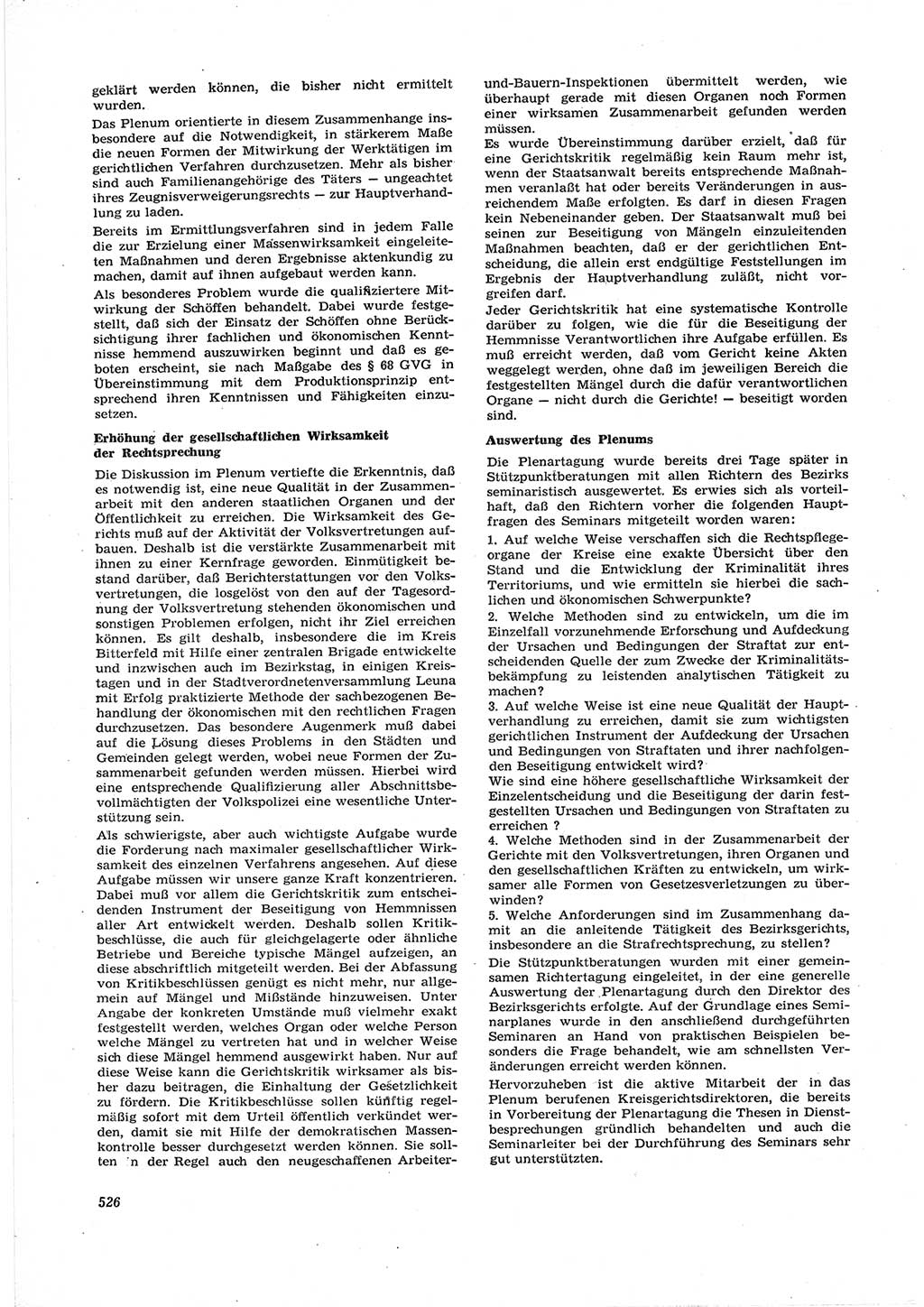 Neue Justiz (NJ), Zeitschrift für Recht und Rechtswissenschaft [Deutsche Demokratische Republik (DDR)], 17. Jahrgang 1963, Seite 526 (NJ DDR 1963, S. 526)