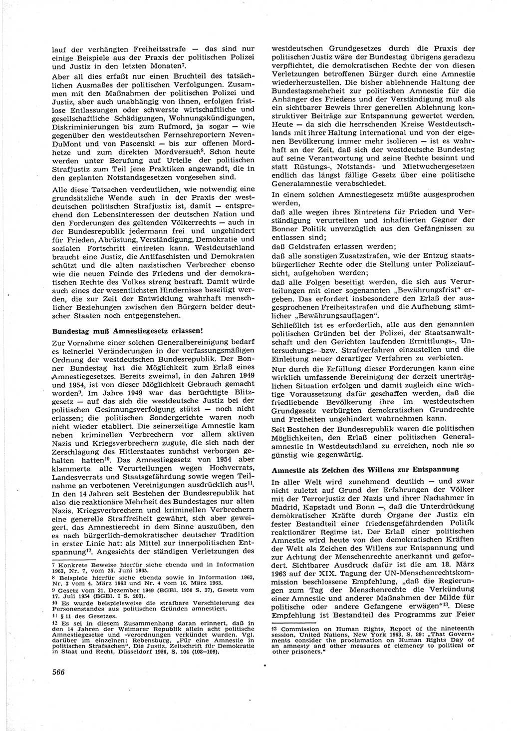 Neue Justiz (NJ), Zeitschrift für Recht und Rechtswissenschaft [Deutsche Demokratische Republik (DDR)], 17. Jahrgang 1963, Seite 566 (NJ DDR 1963, S. 566)