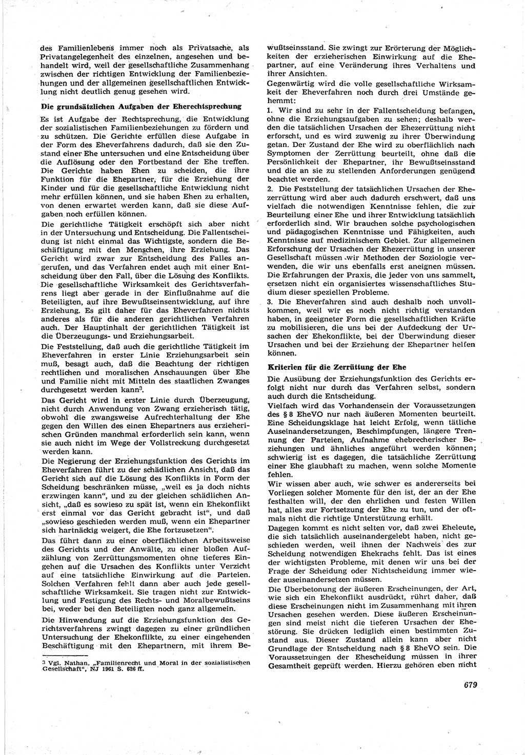 Neue Justiz (NJ), Zeitschrift für Recht und Rechtswissenschaft [Deutsche Demokratische Republik (DDR)], 17. Jahrgang 1963, Seite 679 (NJ DDR 1963, S. 679)
