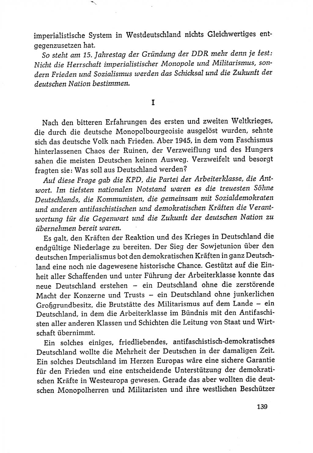 Dokumente der Sozialistischen Einheitspartei Deutschlands (SED) [Deutsche Demokratische Republik (DDR)] 1964-1965, Seite 139 (Dok. SED DDR 1964-1965, S. 139)