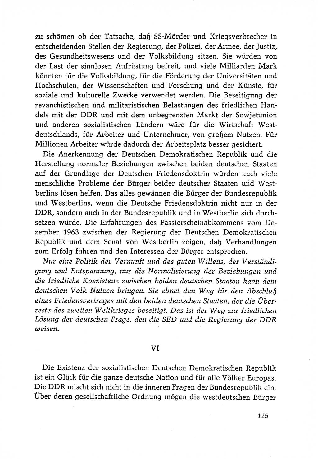 Dokumente der Sozialistischen Einheitspartei Deutschlands (SED) [Deutsche Demokratische Republik (DDR)] 1964-1965, Seite 175 (Dok. SED DDR 1964-1965, S. 175)