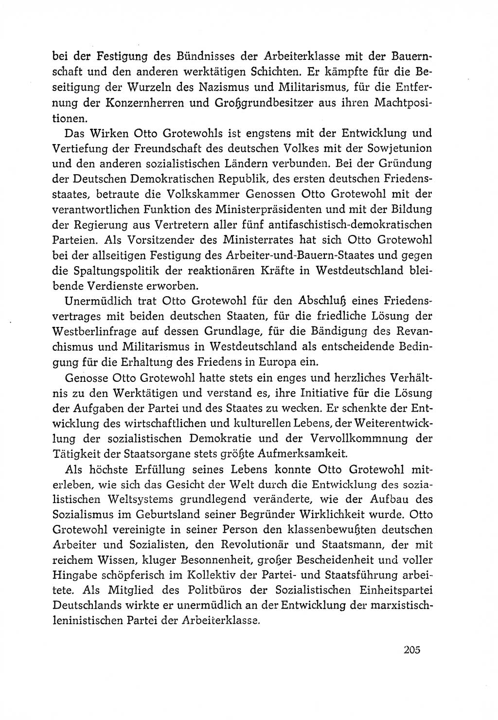 Dokumente der Sozialistischen Einheitspartei Deutschlands (SED) [Deutsche Demokratische Republik (DDR)] 1964-1965, Seite 205 (Dok. SED DDR 1964-1965, S. 205)