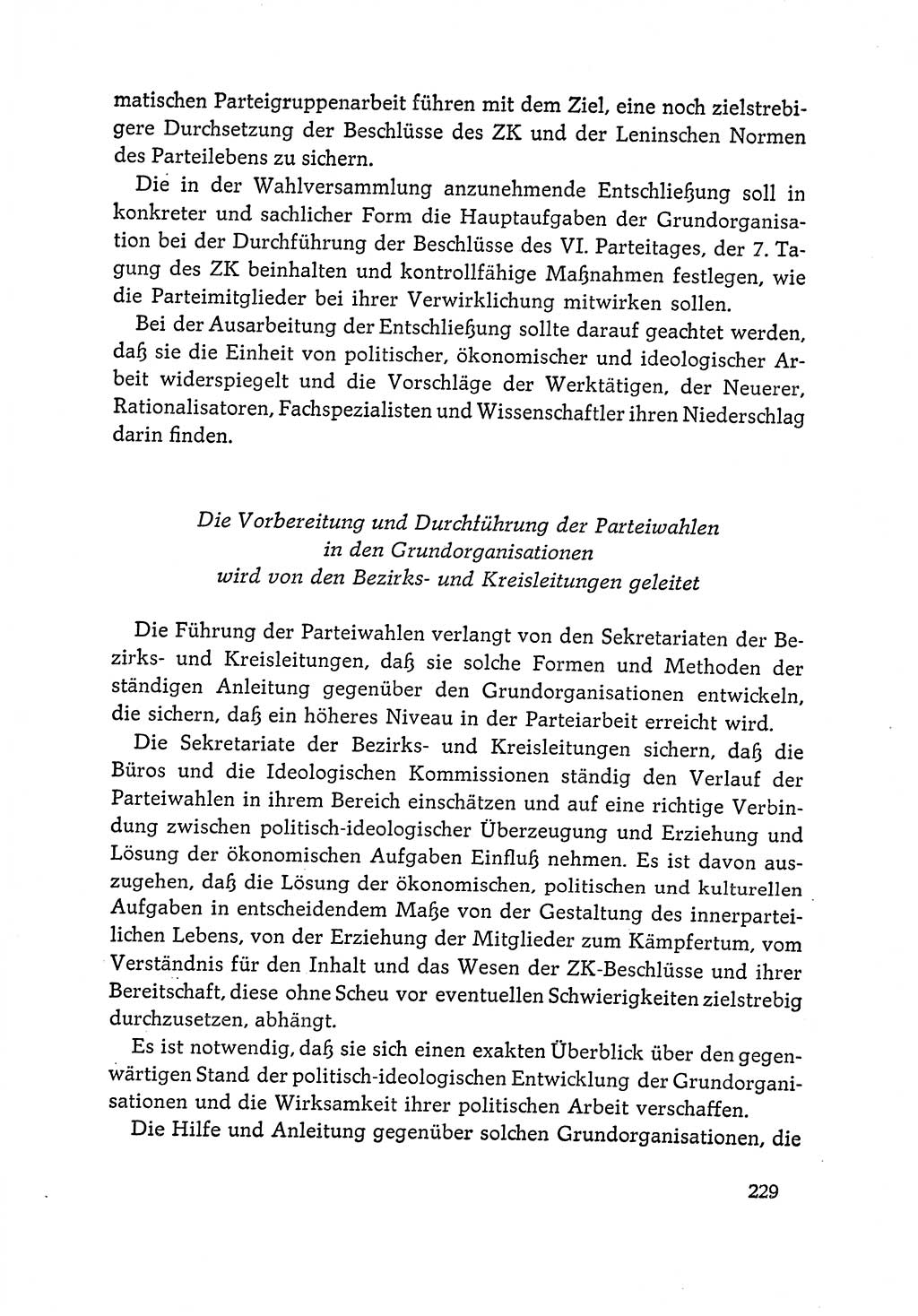 Dokumente der Sozialistischen Einheitspartei Deutschlands (SED) [Deutsche Demokratische Republik (DDR)] 1964-1965, Seite 229 (Dok. SED DDR 1964-1965, S. 229)