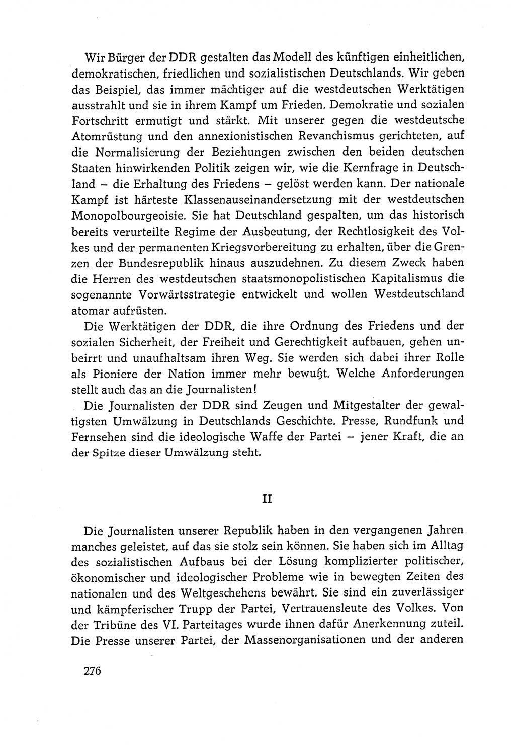 Dokumente der Sozialistischen Einheitspartei Deutschlands (SED) [Deutsche Demokratische Republik (DDR)] 1964-1965, Seite 276 (Dok. SED DDR 1964-1965, S. 276)