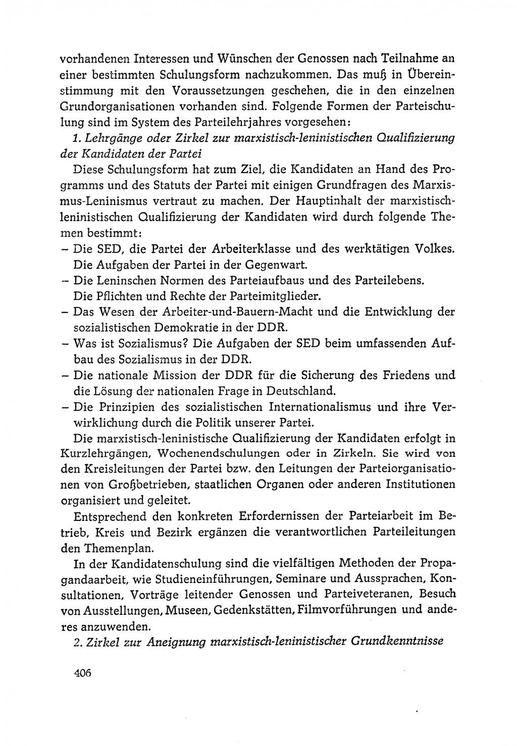 Dokumente der Sozialistischen Einheitspartei Deutschlands (SED) [Deutsche Demokratische Republik (DDR)] 1964-1965, Seite 406 (Dok. SED DDR 1964-1965, S. 406)