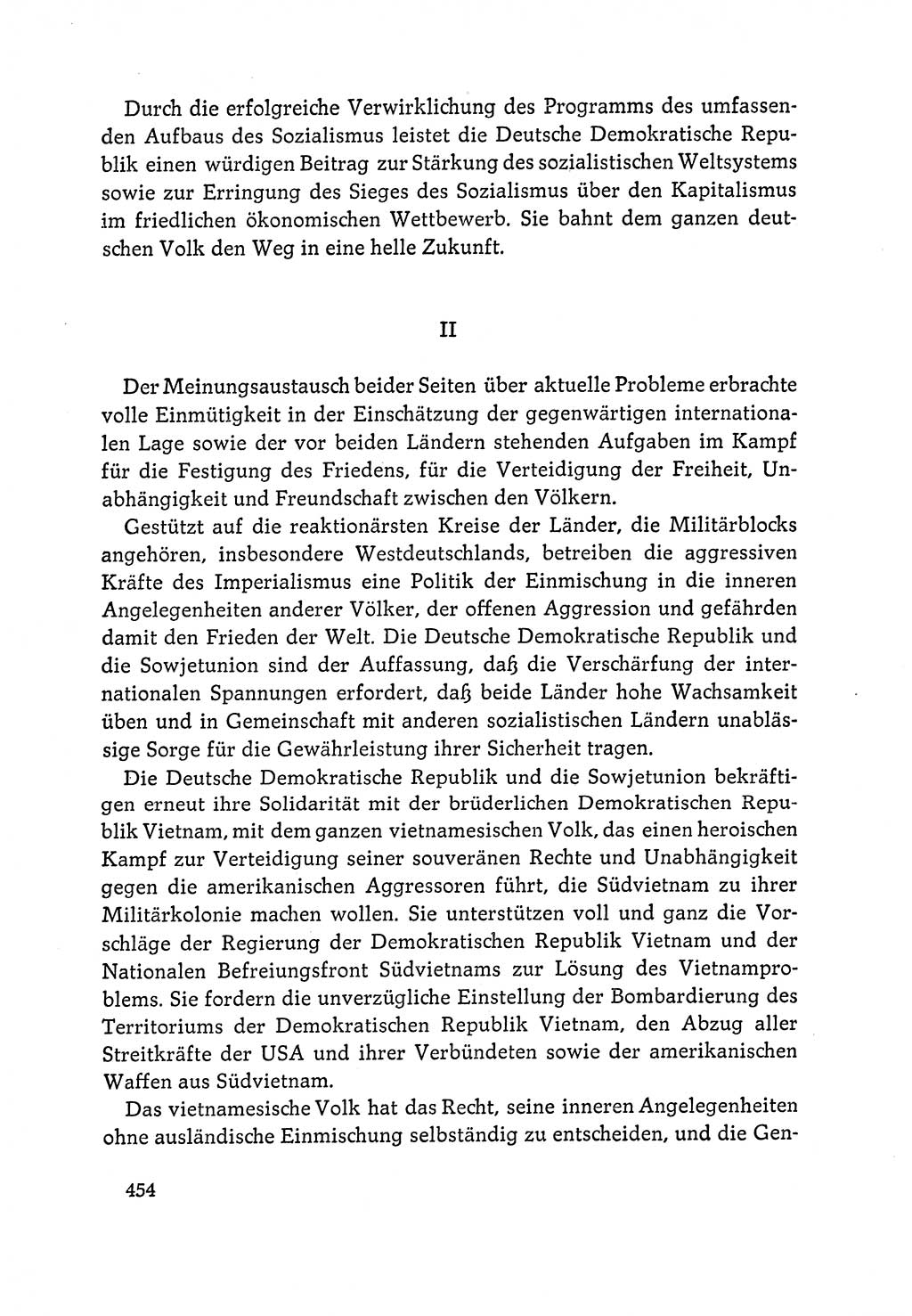 Dokumente der Sozialistischen Einheitspartei Deutschlands (SED) [Deutsche Demokratische Republik (DDR)] 1964-1965, Seite 454 (Dok. SED DDR 1964-1965, S. 454)