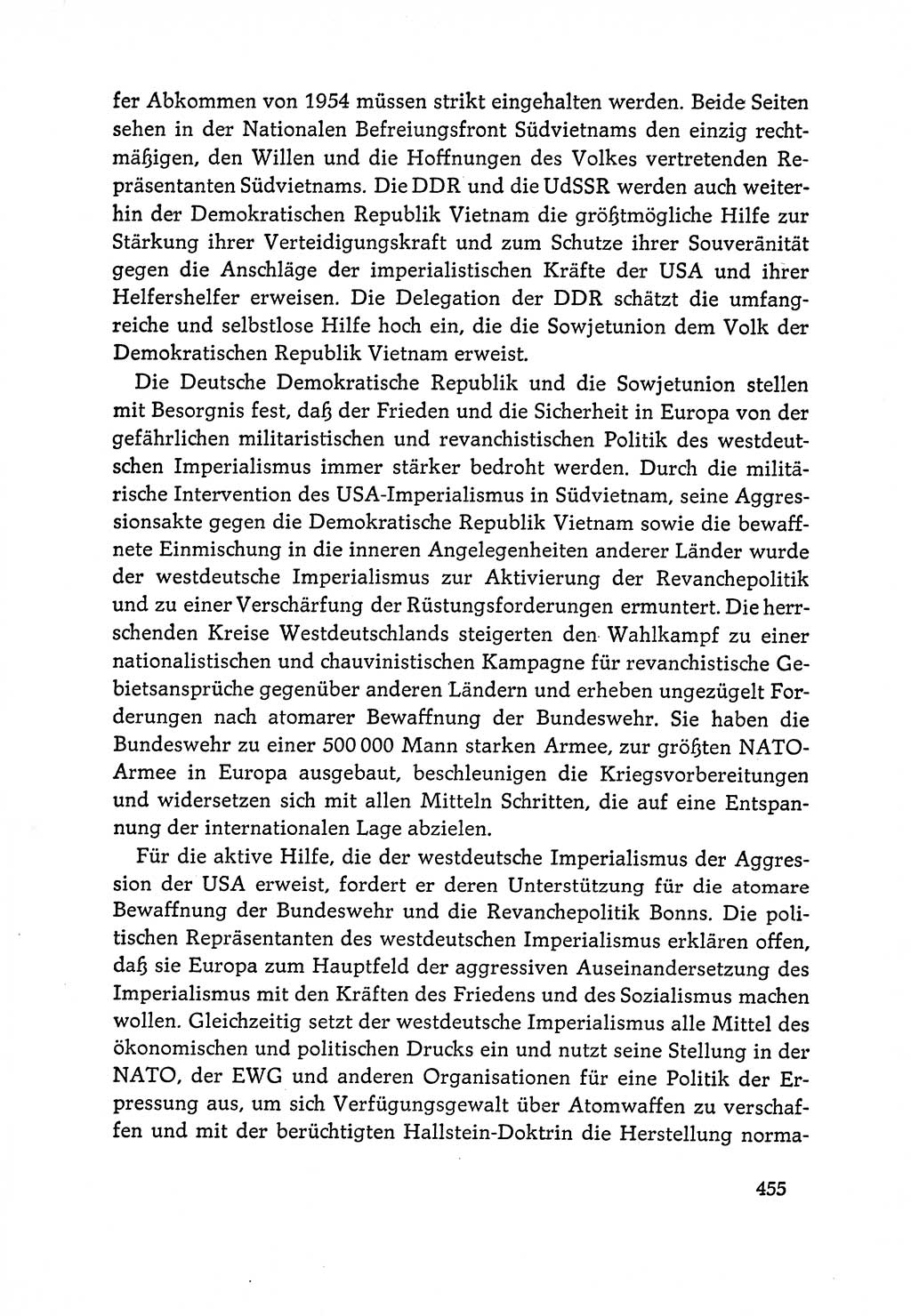 Dokumente der Sozialistischen Einheitspartei Deutschlands (SED) [Deutsche Demokratische Republik (DDR)] 1964-1965, Seite 455 (Dok. SED DDR 1964-1965, S. 455)