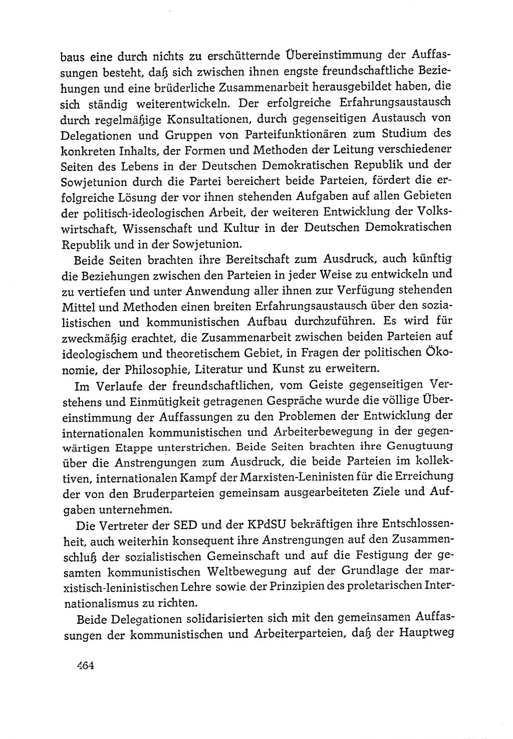 Dokumente der Sozialistischen Einheitspartei Deutschlands (SED) [Deutsche Demokratische Republik (DDR)] 1964-1965, Seite 464 (Dok. SED DDR 1964-1965, S. 464)