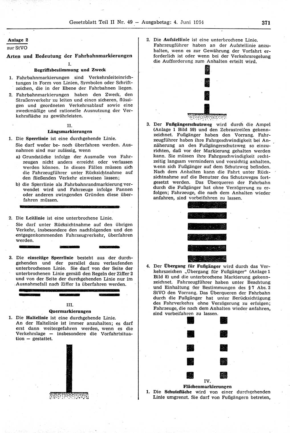 Gesetzblatt (GBl.) der Deutschen Demokratischen Republik (DDR) Teil ⅠⅠ 1964, Seite 371 (GBl. DDR ⅠⅠ 1964, S. 371)