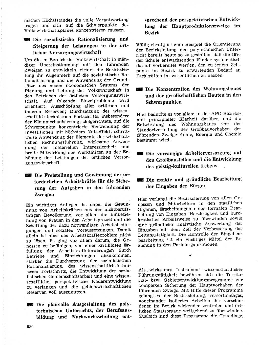 Neuer Weg (NW), Organ des Zentralkomitees (ZK) der SED (Sozialistische Einheitspartei Deutschlands) für Fragen des Parteilebens, 19. Jahrgang [Deutsche Demokratische Republik (DDR)] 1964, Seite 980 (NW ZK SED DDR 1964, S. 980)