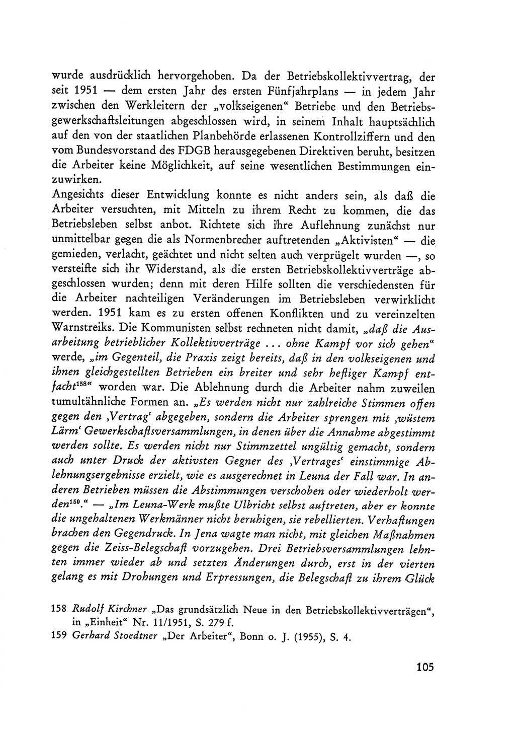 Selbstbehauptung und Widerstand in der Sowjetischen Besatzungszone (SBZ) Deutschlands [Deutsche Demokratische Republik (DDR)] 1964, Seite 105 (Selbstbeh. Wdst. SBZ Dtl. DDR 1964, S. 105)