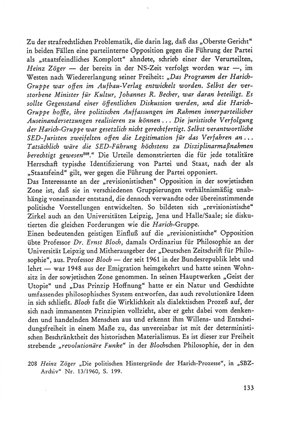 Selbstbehauptung und Widerstand in der Sowjetischen Besatzungszone (SBZ) Deutschlands [Deutsche Demokratische Republik (DDR)] 1964, Seite 133 (Selbstbeh. Wdst. SBZ Dtl. DDR 1964, S. 133)