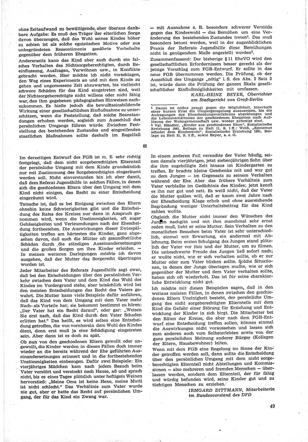 Neue Justiz (NJ), Zeitschrift für Recht und Rechtswissenschaft [Deutsche Demokratische Republik (DDR)], 18. Jahrgang 1964, Seite 49 (NJ DDR 1964, S. 49)