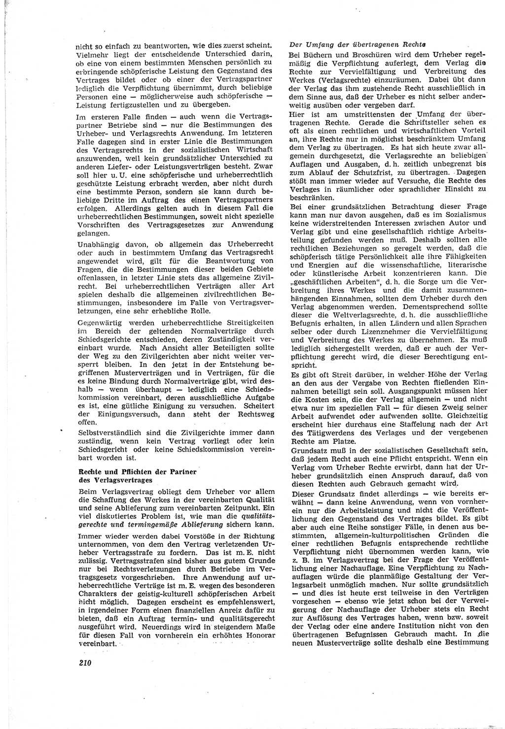 Neue Justiz (NJ), Zeitschrift für Recht und Rechtswissenschaft [Deutsche Demokratische Republik (DDR)], 18. Jahrgang 1964, Seite 210 (NJ DDR 1964, S. 210)