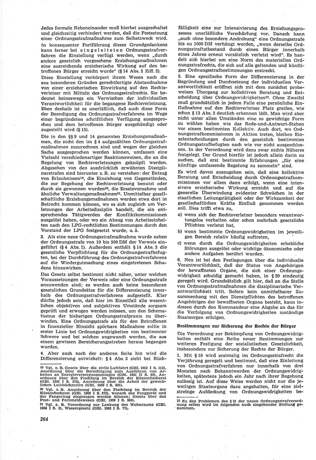 Neue Justiz (NJ), Zeitschrift für Recht und Rechtswissenschaft [Deutsche Demokratische Republik (DDR)], 18. Jahrgang 1964, Seite 264 (NJ DDR 1964, S. 264)