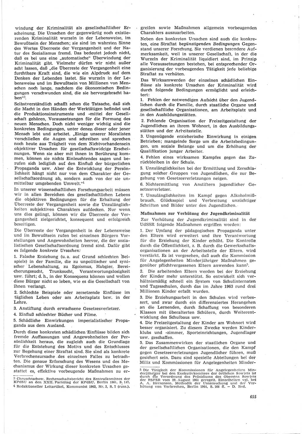 Neue Justiz (NJ), Zeitschrift für Recht und Rechtswissenschaft [Deutsche Demokratische Republik (DDR)], 18. Jahrgang 1964, Seite 655 (NJ DDR 1964, S. 655)